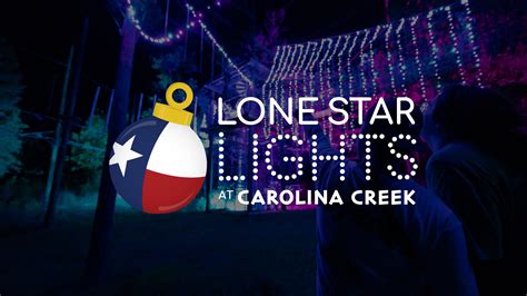 Lone star lights - Canyon Park on the north shore of Canyon Lake is about to get very merry and bright. Veteran-owned-and-operated Lone Star Light Show opens Nov. 24 and runs through through Dec. 31. It’s the first synchronized drive-thru Christmas light show in Canyon Lake. Thousands of Christmas lights will move and blink in musical synchronization with ... 